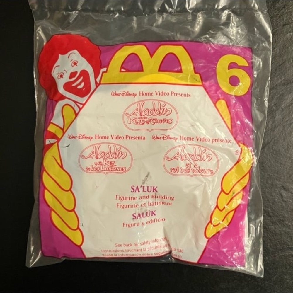 1996 Aladdin King of Thieves McDonalds Happy Meal Toy Saluk #6